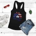 All American Babe Sunflower American Flag 4Th Of July Women Flowy Tank