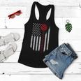 America Volleyball Flag Tshirt Women Flowy Tank