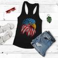 American Bald Eagle Mullet 4Th Of July Funny Usa Patriotic Gift V2 Women Flowy Tank