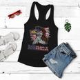 American Bald Eagle Mullet 4Th Of July Funny Usa Patriotic Meaningful Gift Women Flowy Tank