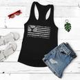 American Deer Hunting Flag Tshirt Women Flowy Tank