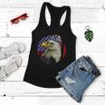 American Flag Bald Eagle 4Th Of July Uncle Sam Usa Women Flowy Tank