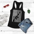 Ar-15 Gun Vintage American Flag Tshirt Women Flowy Tank