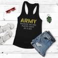 Army Because No One Ever Played Navy As A Kid Funny Military Tshirt Women Flowy Tank