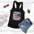 Back Up Terry Put It In Reverse 4Th Of July American Flag Women Flowy Tank
