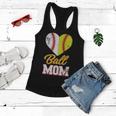 Ball Mom Baseball Softball Mothers Gift Women Flowy Tank