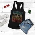 Bbq Smoker Vintage Retro This Is My Meat Smoking Bbq Tshirt Women Flowy Tank