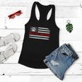 Best Cat Dad Ever American Flag Funny Cat Lovers Women Flowy Tank