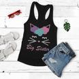 Big Sister Cute Cat Tshirt Women Flowy Tank