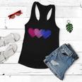 Bisexual Flag Hearts Love Lgbt Bi Pride Women Flowy Tank