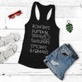 Bonfires Dumdkin Spice Pumpkin Sweaters Smores Flannels Women Flowy Tank