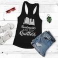 Book Lovers - Bookmarks Are For Quitters Tshirt Women Flowy Tank