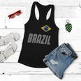 Brazil Soccer Team Jersey Flag Women Flowy Tank