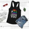 Christian Ally Inclusive Pride Clergy This Pastor Loves You Women Flowy Tank