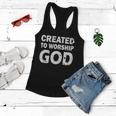 Created To Worship God Women Flowy Tank