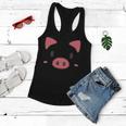 Cute Piggy Face Halloween Costume Women Flowy Tank