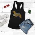 Dachshund Mom Wiener Doxie Mom Cute Doxie Graphic Dog Lover Funny Gift Women Flowy Tank