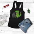 Dinosaur Piano Women Flowy Tank