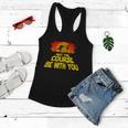 Disc Golf Shirt May The Course Be With You Trendy Golf Tee Women Flowy Tank