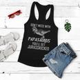 Dont Mess With Papasaurus Jurasskicked Tshirt Women Flowy Tank