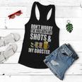 Dont Worry Had Both My Shots And Booster Funny Tshirt Women Flowy Tank