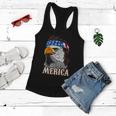 Eagle Mullet 4Th Of July Cool Gift Usa American Flag Merica Gift Women Flowy Tank