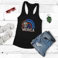 Eagle Mullet 4Th Of July Rainbow American Flag Women Flowy Tank