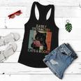 Easily Distracted By Cats And Books For Cat Lovers Women Flowy Tank