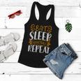 Eat Sleep Basketball Repeat V2 Women Flowy Tank