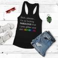 Fabulous Glitter And Rainbows Funny Gay Pride Tshirt Women Flowy Tank
