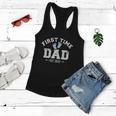 Fathers Day First Time Dad Est Women Flowy Tank