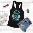 Fathers Day Funny Gamer Dad Women Flowy Tank