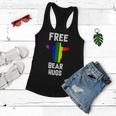 Free Bear Hugs Gay Pride Tshirt Women Flowy Tank