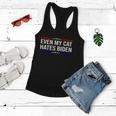 Funny Anti Biden Even My Cat Hates Biden Funny Anti Biden Fjb Women Flowy Tank