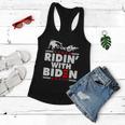 Funny Biden Falls Off Bike Joe Biden Ridin With Biden Women Flowy Tank