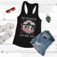 Funny Cat Meme Dogs Have Masters Cats Have Staff Cat Lover Gift V6 Women Flowy Tank