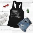 Funny Engineer Noun Definition Tshirt Women Flowy Tank