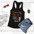 Funny Halloween Cute Pumpkin Spice And Jesus Christ Fall Design Graphic Design Printed Casual Daily Basic Women Flowy Tank