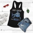 Funny Jaw Know What Week It Is Shark 2022 Funny Shark Kids Women Flowy Tank