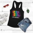 Gay Pride Cat Purride Lgbt Pride Month Women Flowy Tank