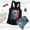 George Washington 4Th Of July Merica Men Women American Flag Women Flowy Tank