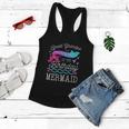 Great Grandpa Of The Birthday Mermaid Theme Family Bday Women Flowy Tank