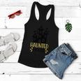 Haunted House Funny Halloween Quote V4 Women Flowy Tank