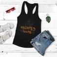 Haunted House Funny Halloween Quote V5 Women Flowy Tank