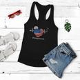 Heartbeat Patriotic Funny 4Th Of July Women Flowy Tank