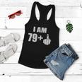 I Am 80 Middle Finger 80Th Birthday Gift Tshirt Women Flowy Tank