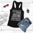 I Am A Veteran My Oath Never Expires Dog Tag Tshirt Women Flowy Tank