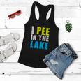 I Pee In The Lake Funny Summer Vacation V2 Women Flowy Tank
