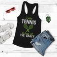 I Play Tennis To Burn Off The Crazy Tshirt Women Flowy Tank