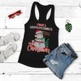 I Want A Hippopotamus For Christmas Ho Ho Ho Women Flowy Tank